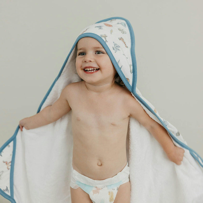 Premium Baby Knit Hooded Towel - Wizarding World