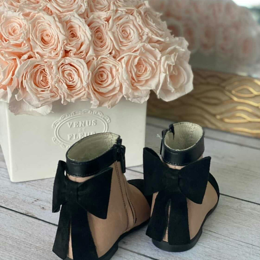 Clara Leather Booties