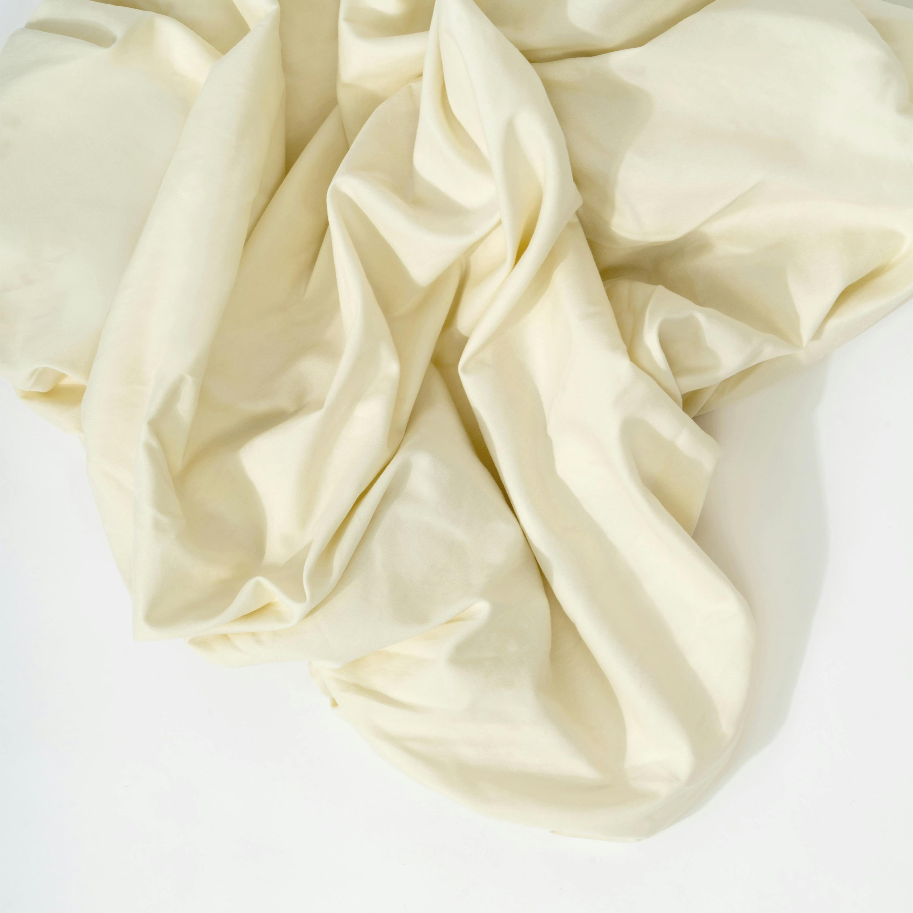 Crib Sheet in GOTS Certified Organic Brushed Cotton in Ivory
