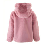 Pink Faux Fur Coat