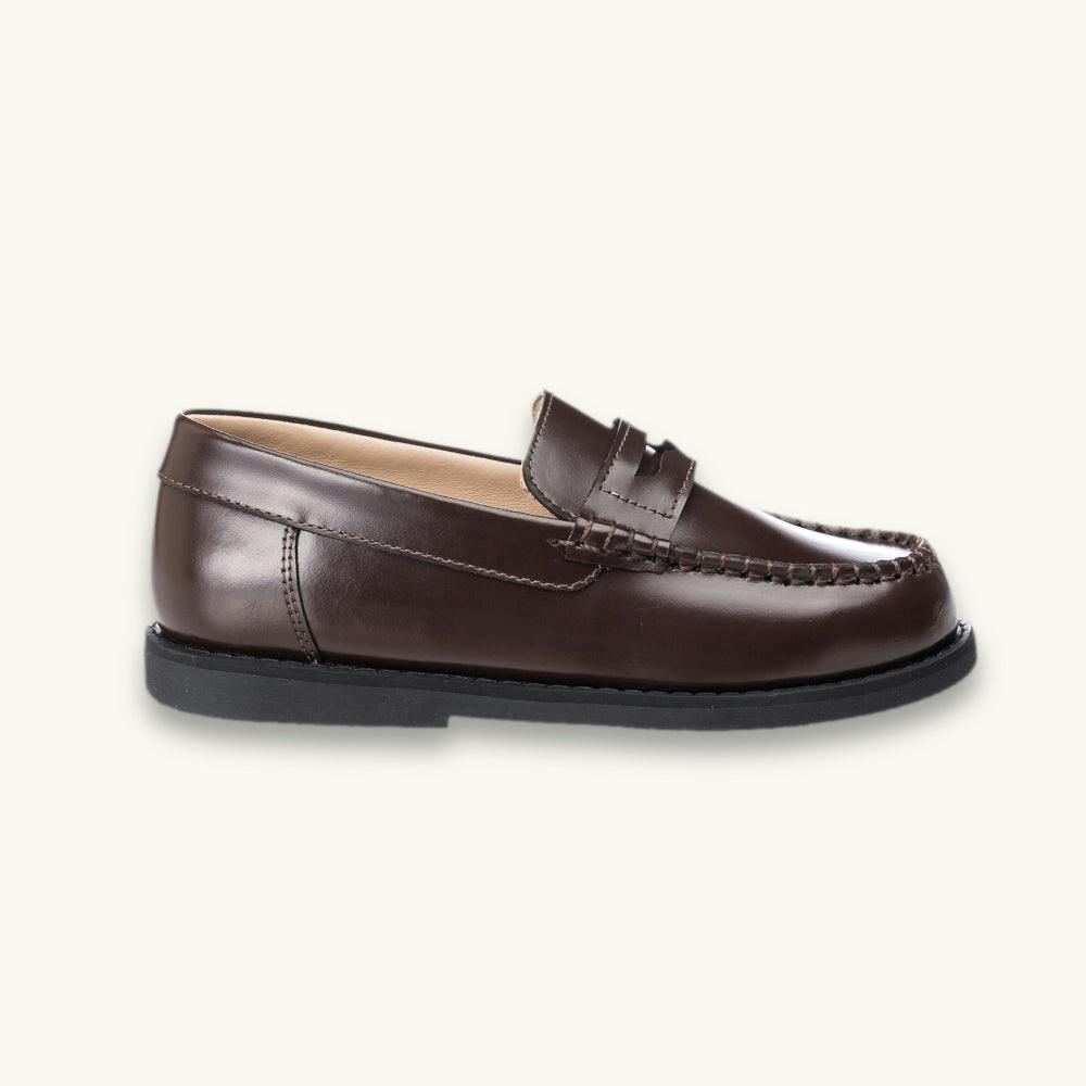 Scholar Moccasin | Brown Leather