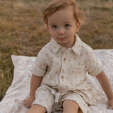 Organic Shirt & Shorts Set - Cross