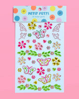 Butterfly Gem Set - 36 adhesive face gems
