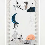 Crib sheet and Swaddle bundle - Moon's Birthday