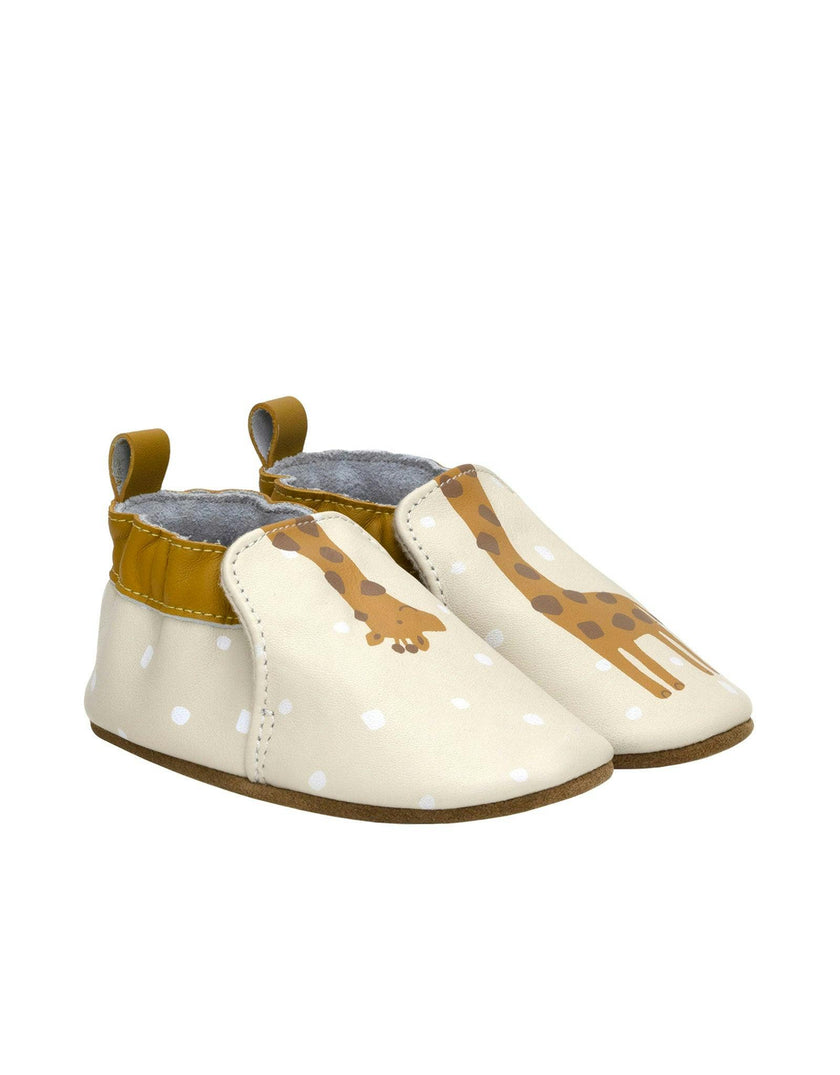 Spotted A Cutie Soft Soles in Beige
