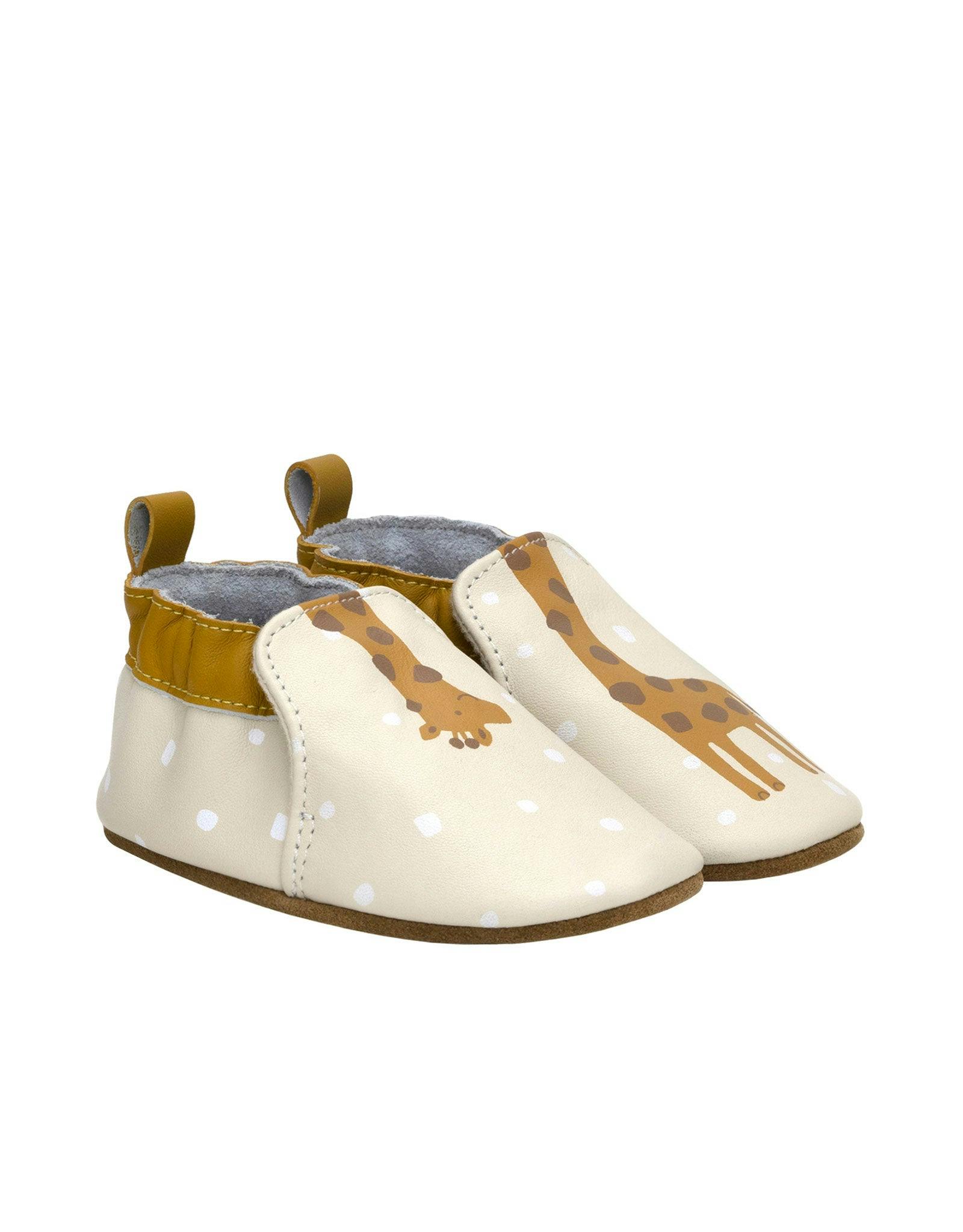 Spotted A Cutie Soft Soles in Beige