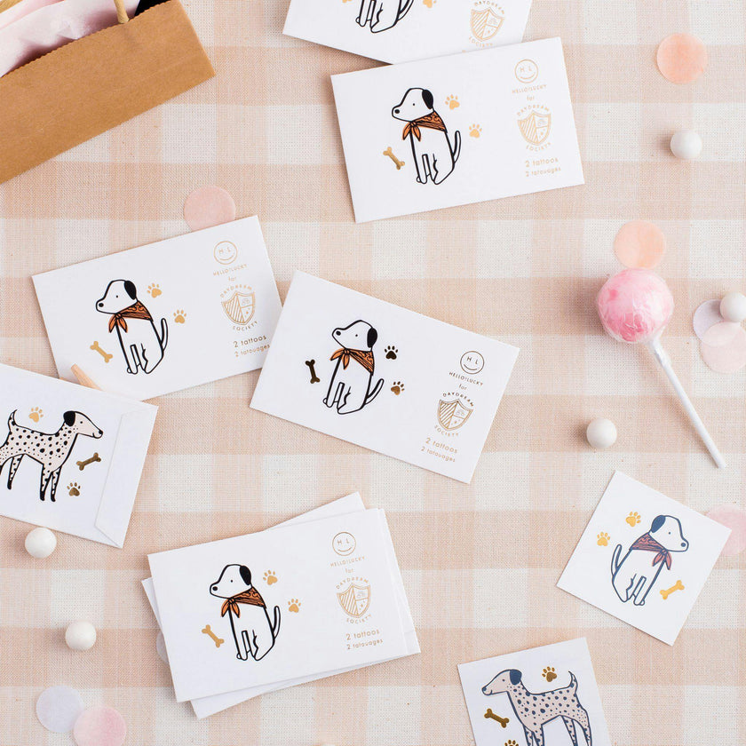 Puppy Dog Temporary Tattoos