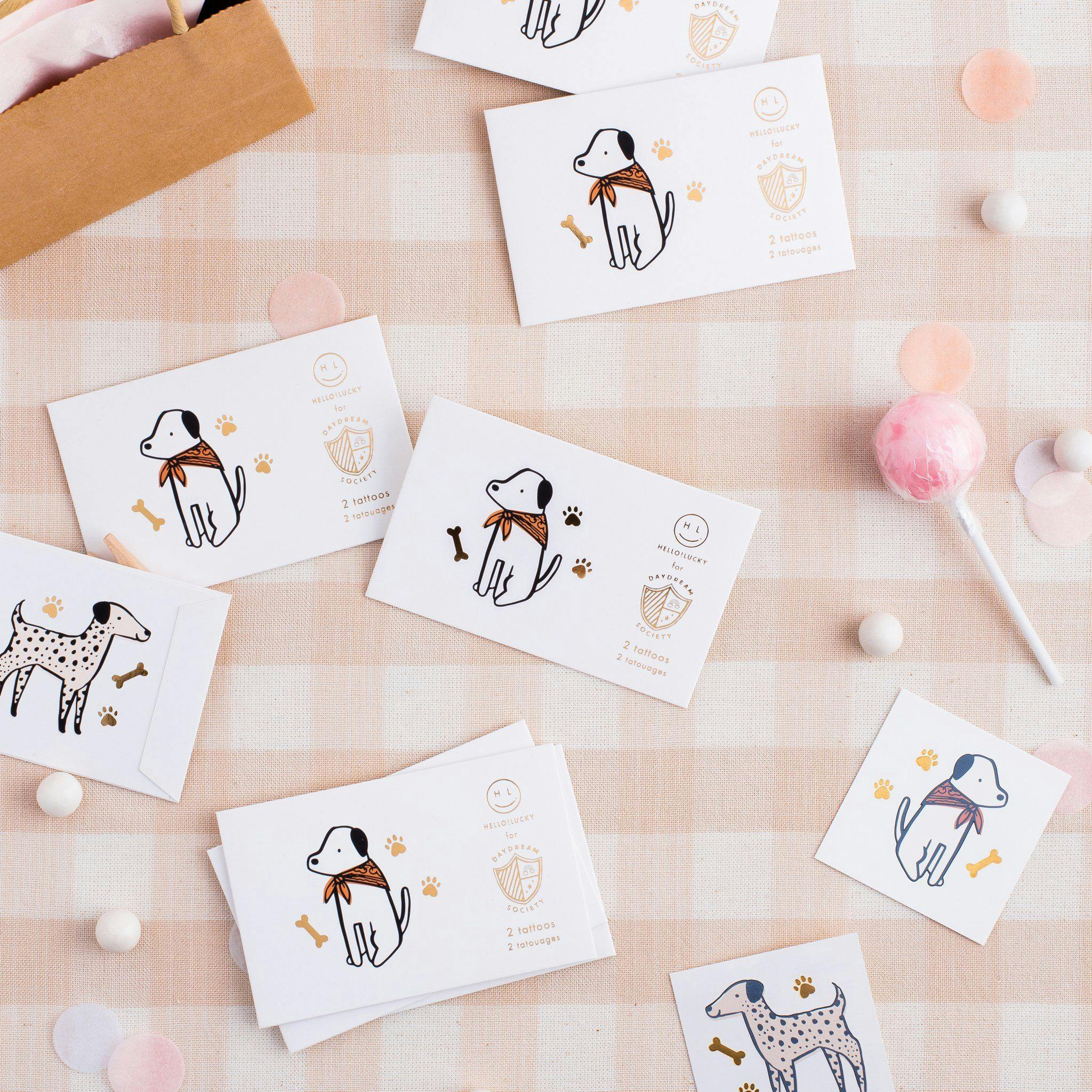 Puppy Dog Temporary Tattoos