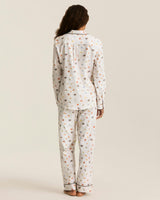 Women's Twill Pajama Set in Thanksgiving Traditions