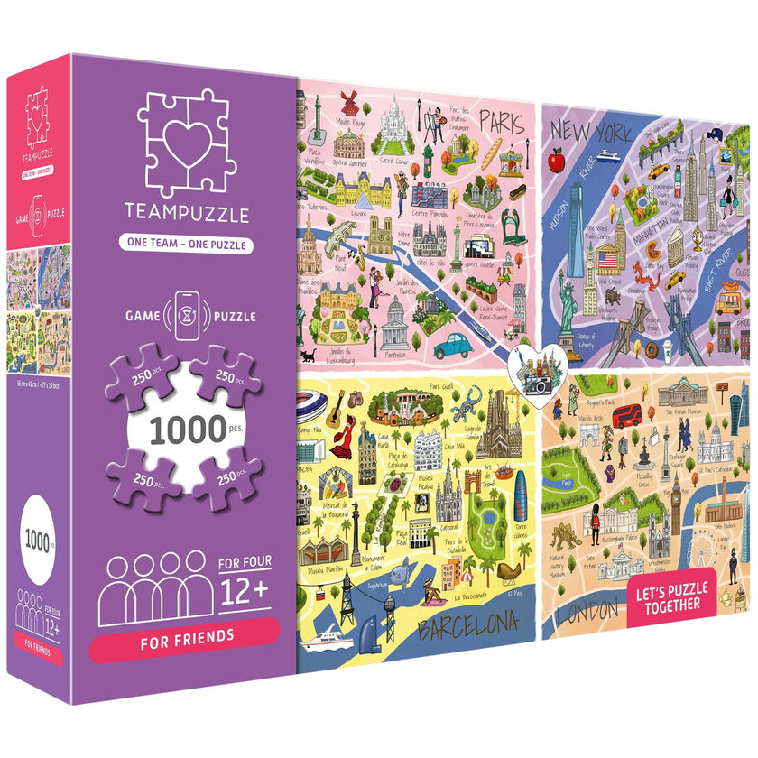 TeamPuzzle: City Trip - 1000pc