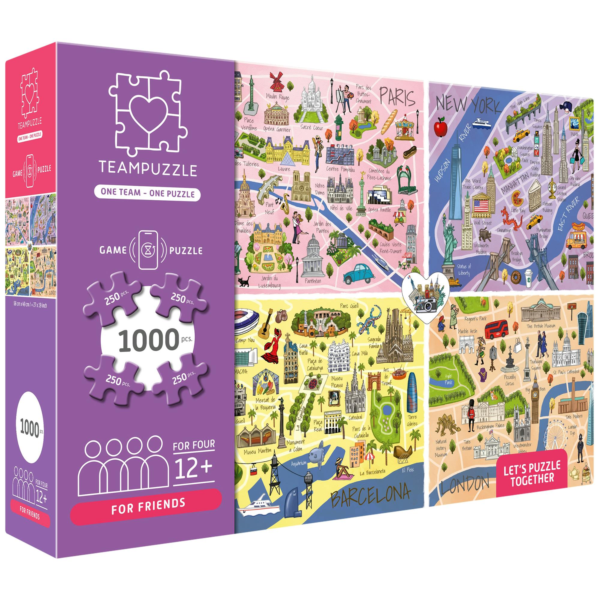 TeamPuzzle: City Trip - 1000pc
