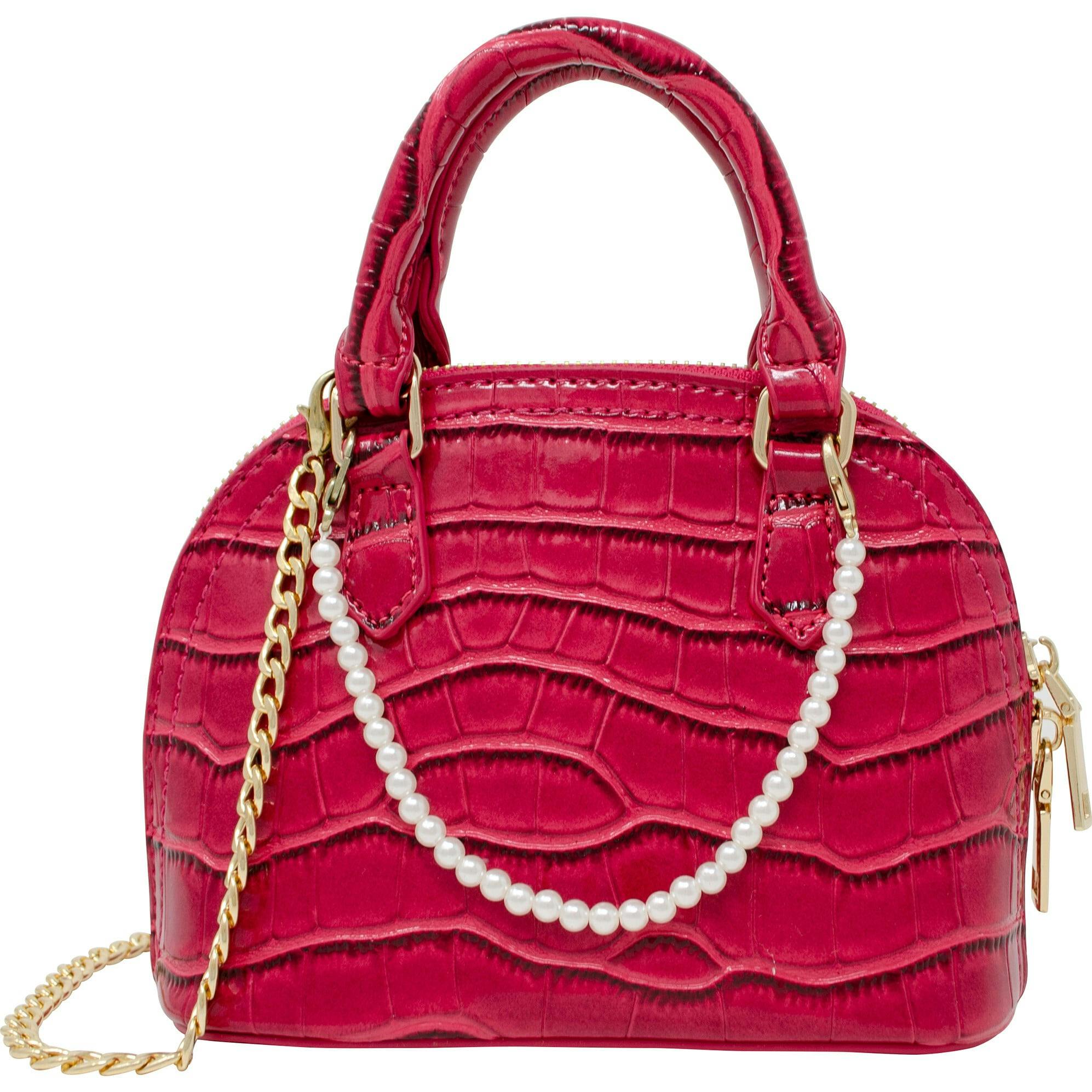 Patant Moon Pearl Handbag