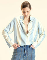 Collectible Stripe Silk Shirt