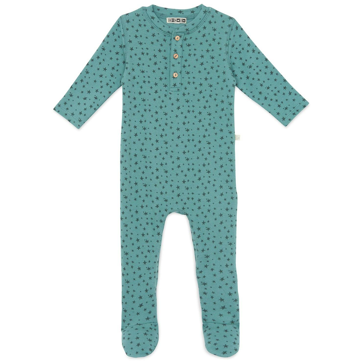 Mynight Stars Footie Pajamas