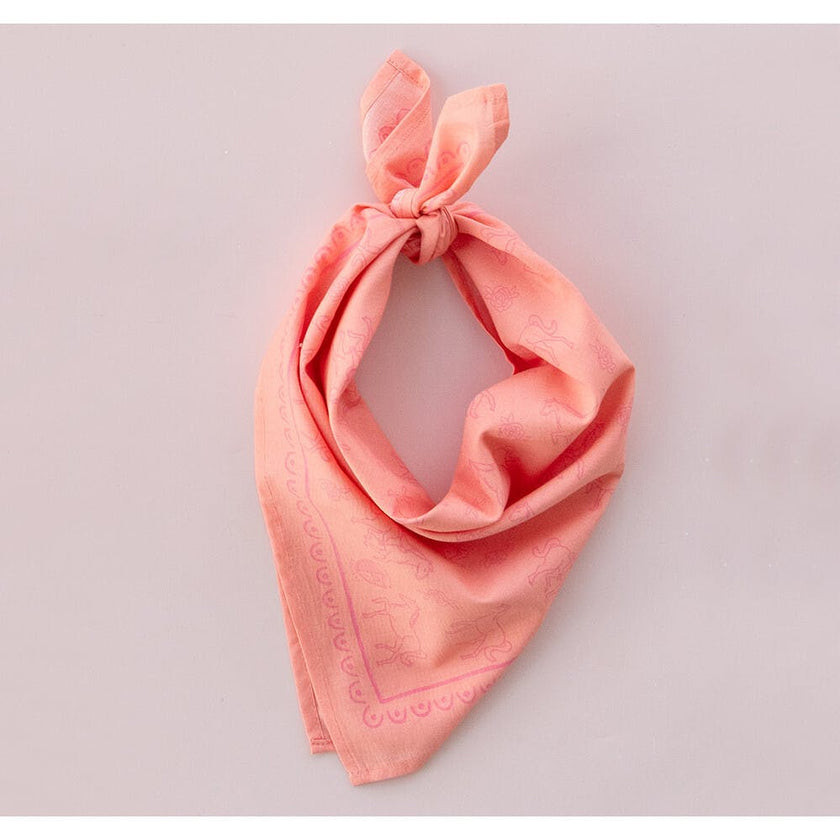 Pony Print Cowgirl Bandana