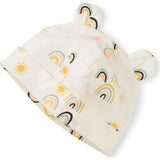 Printed Hat, Cream