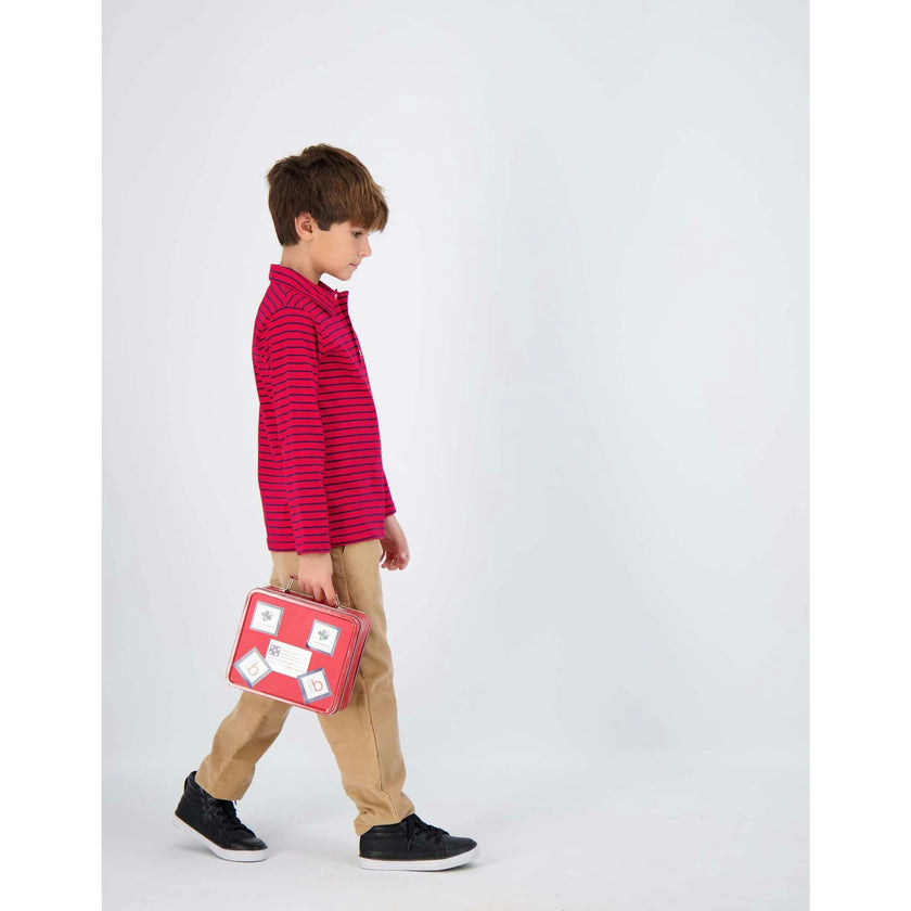Busy Bees Polo, Red