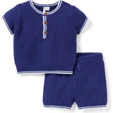 Baby Waffle Knit Matching Set