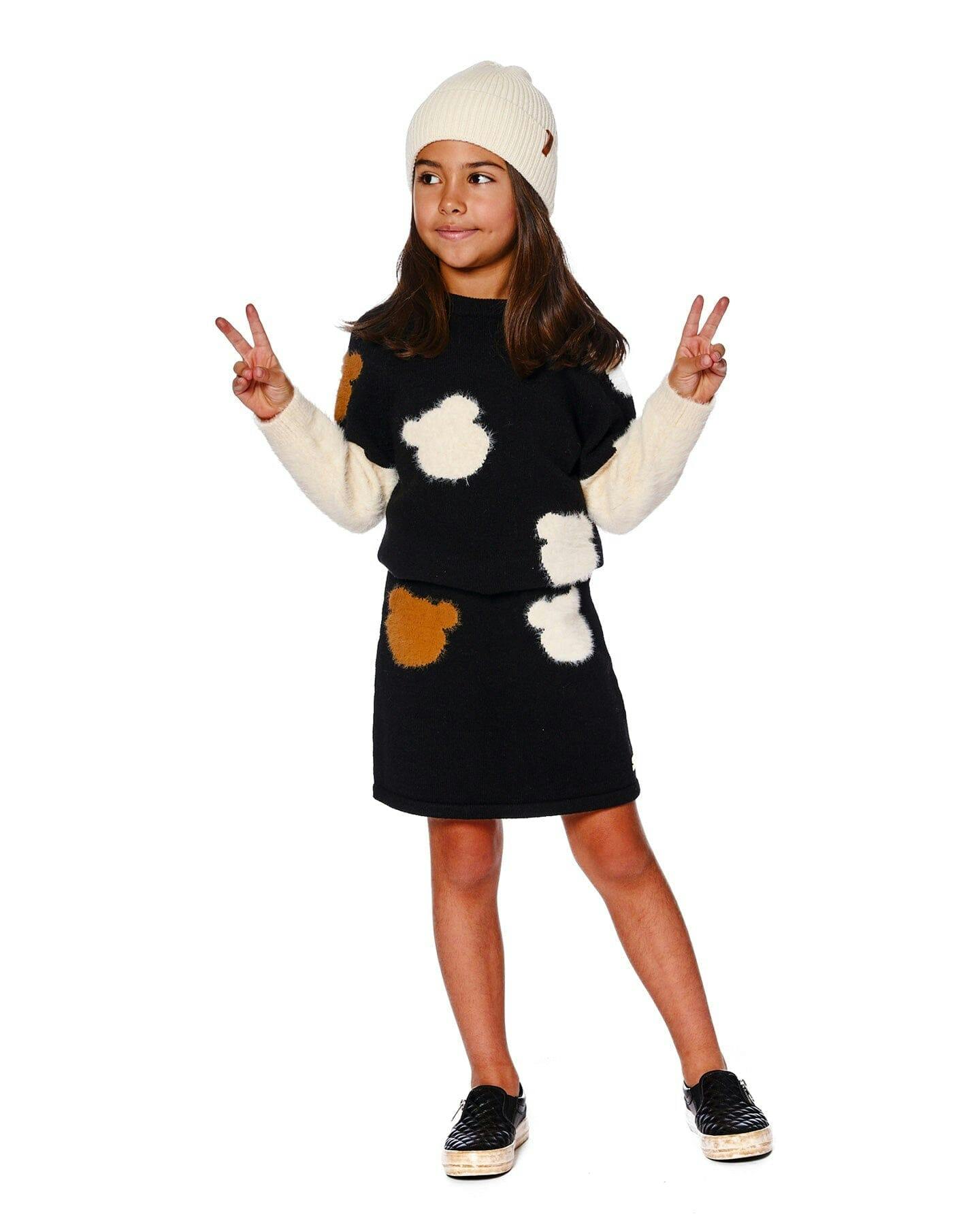 Knitted Skirt with Intarsia