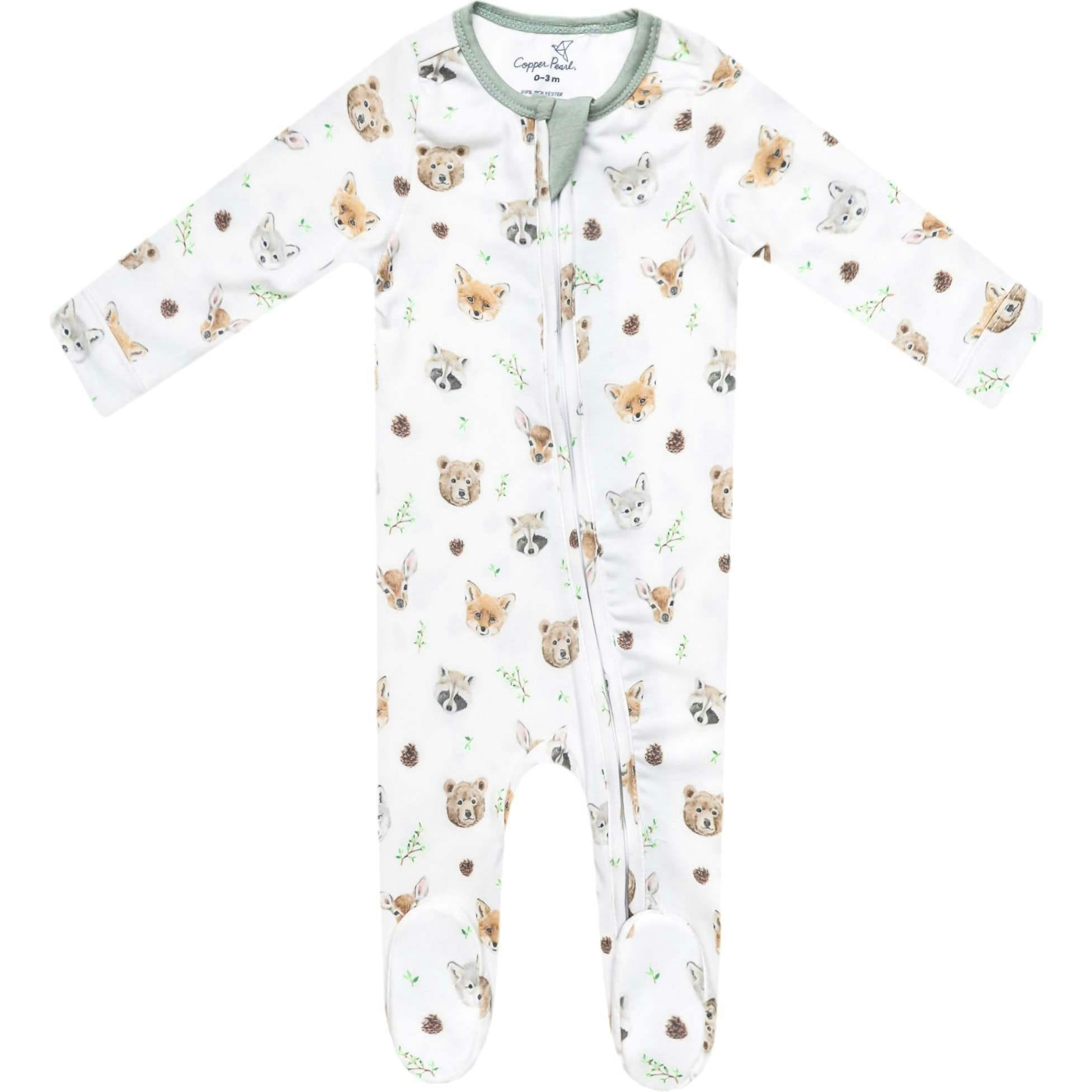Zip-up Footie, Prints