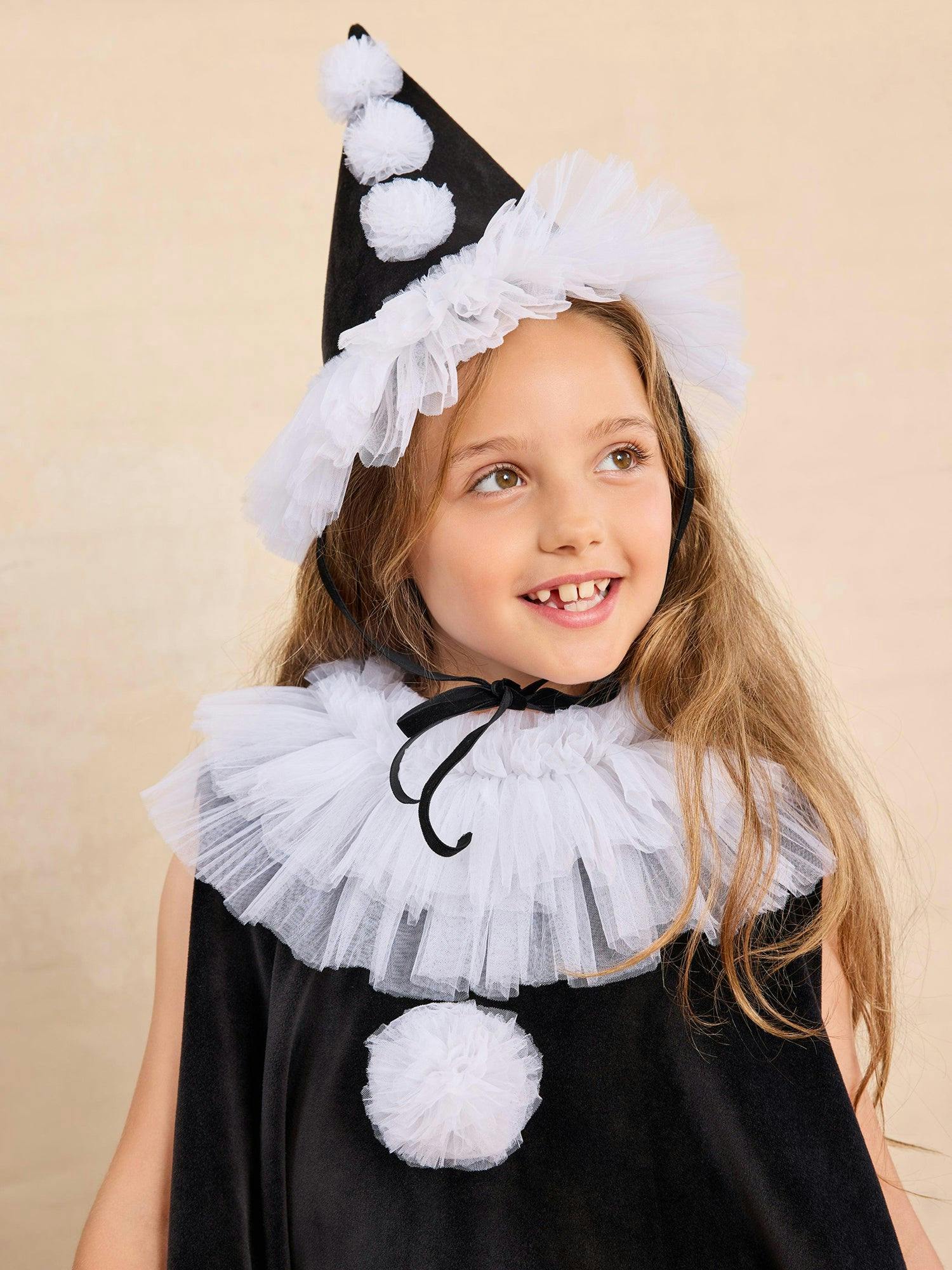 Pierrot Clown Hat For Kids