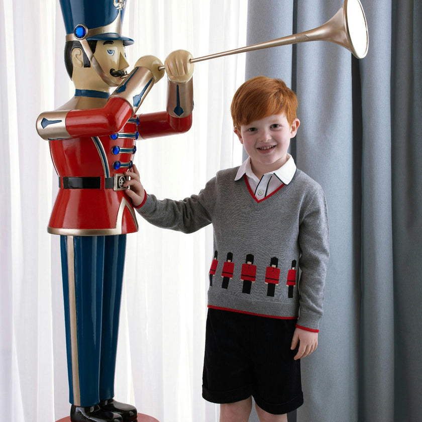 Soldier V-Neck Sweater