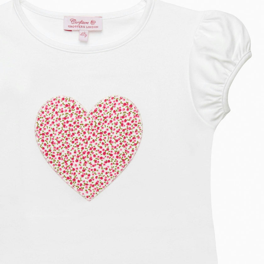 Cherry Heart Jersey Top