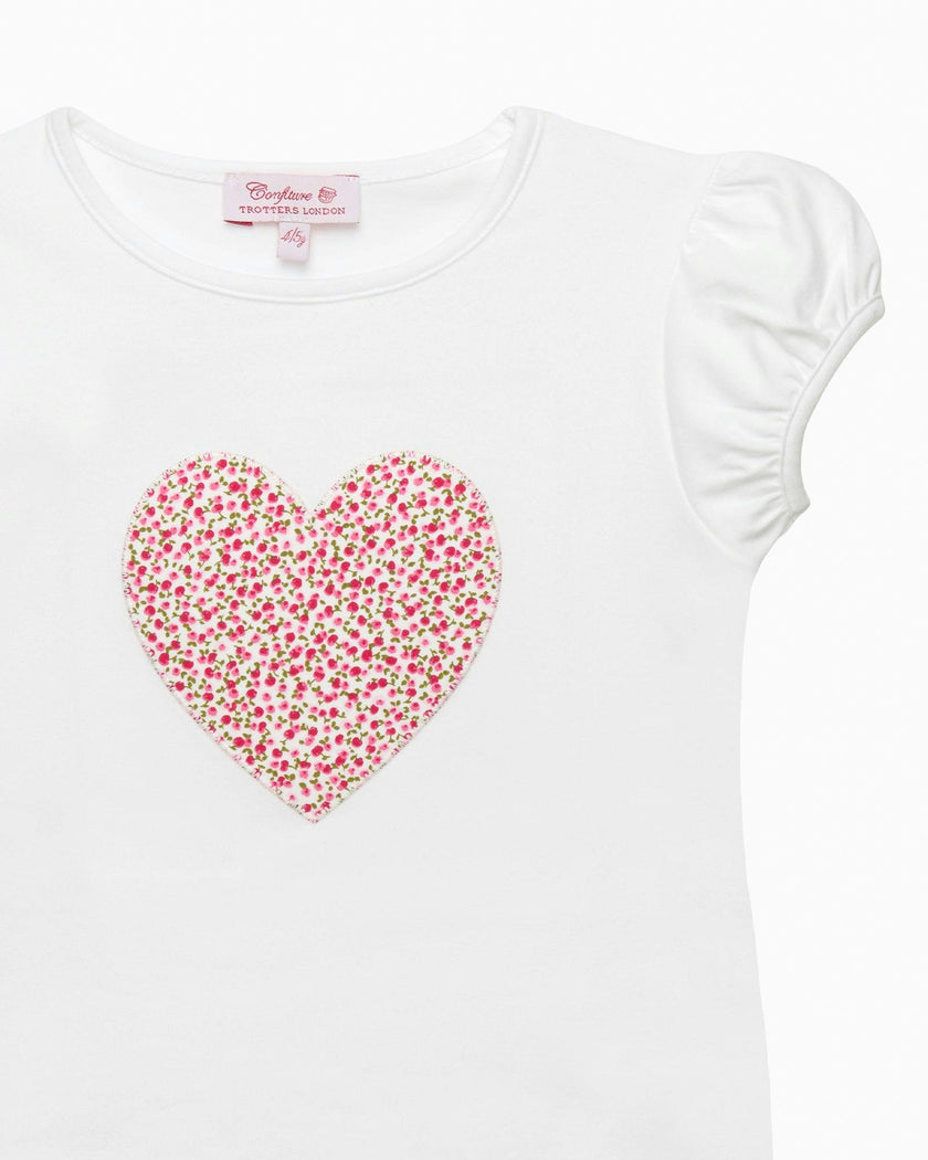 Cherry Heart Jersey Top