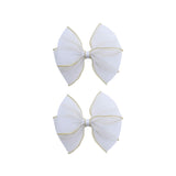 Tulle Glitter Bow Hir Clip Set
