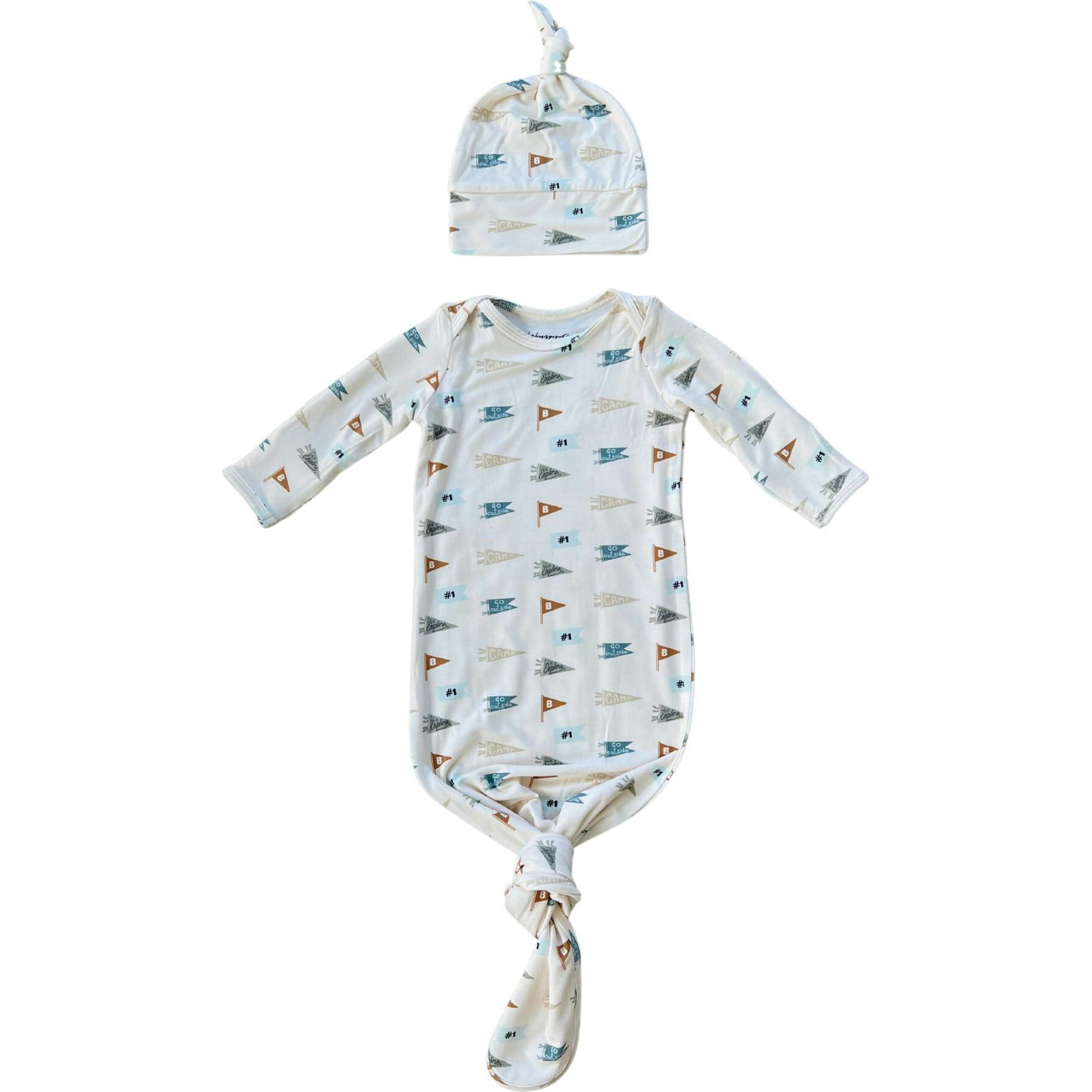 Knotted Sleeper Set in Sunset
