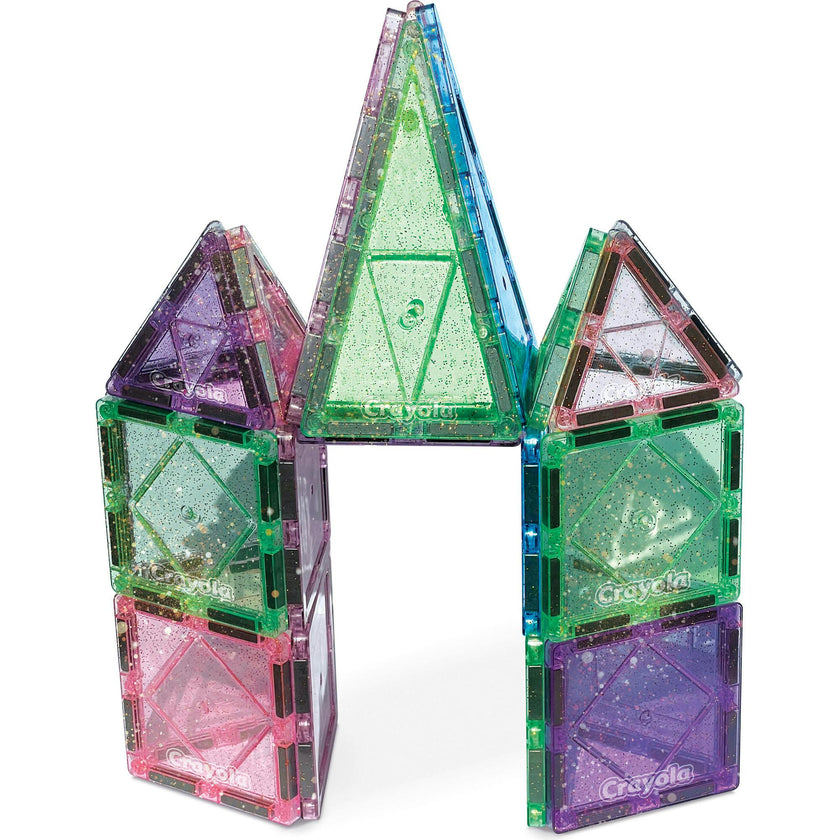 Crayola Glitter Magnetic Tiles 40 Piece Set