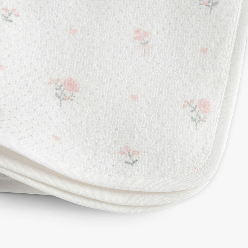 Ditsy Floral Washcloth - Pink