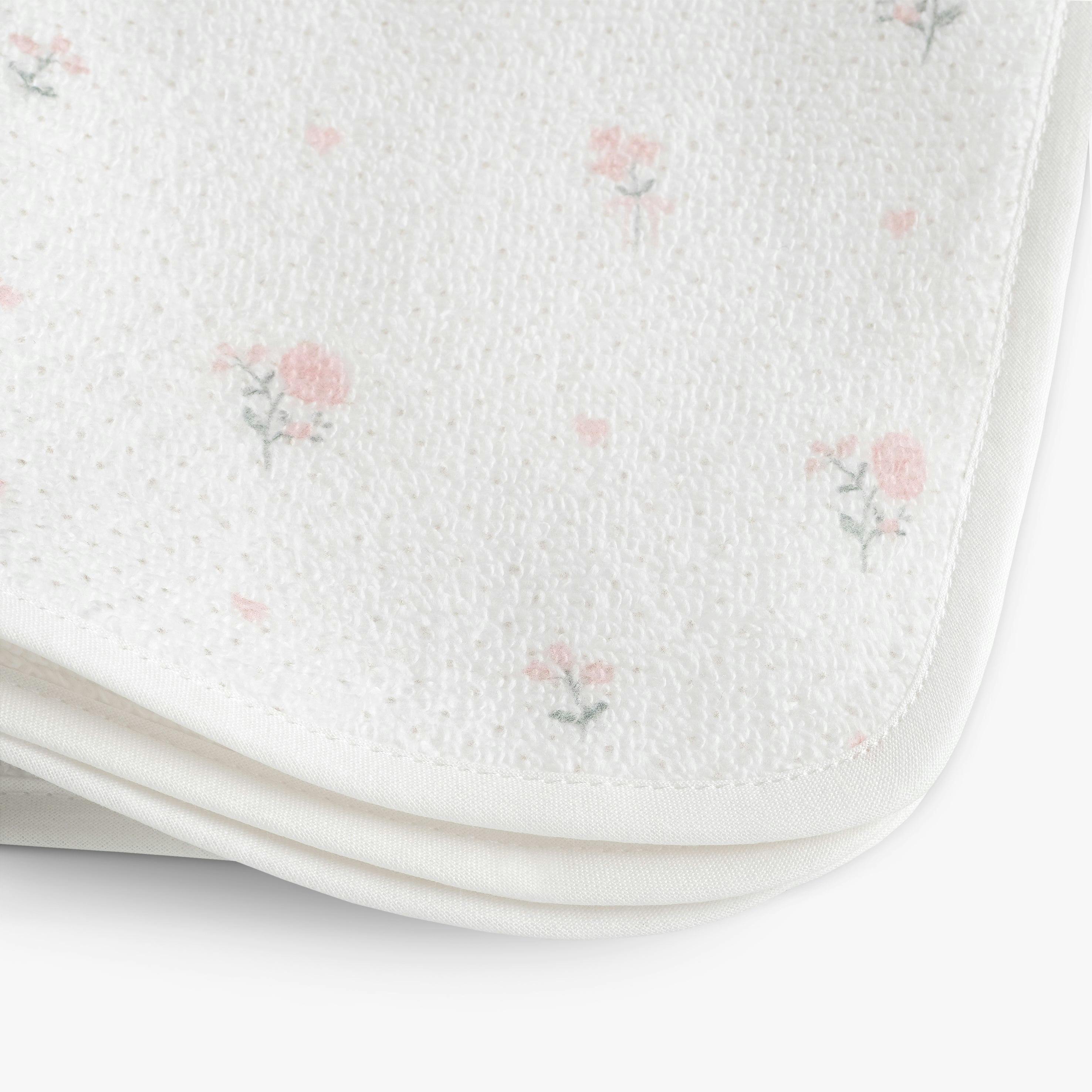 Ditsy Floral Washcloth - Pink