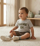 Cederique Baby T-shirt, Beige Game