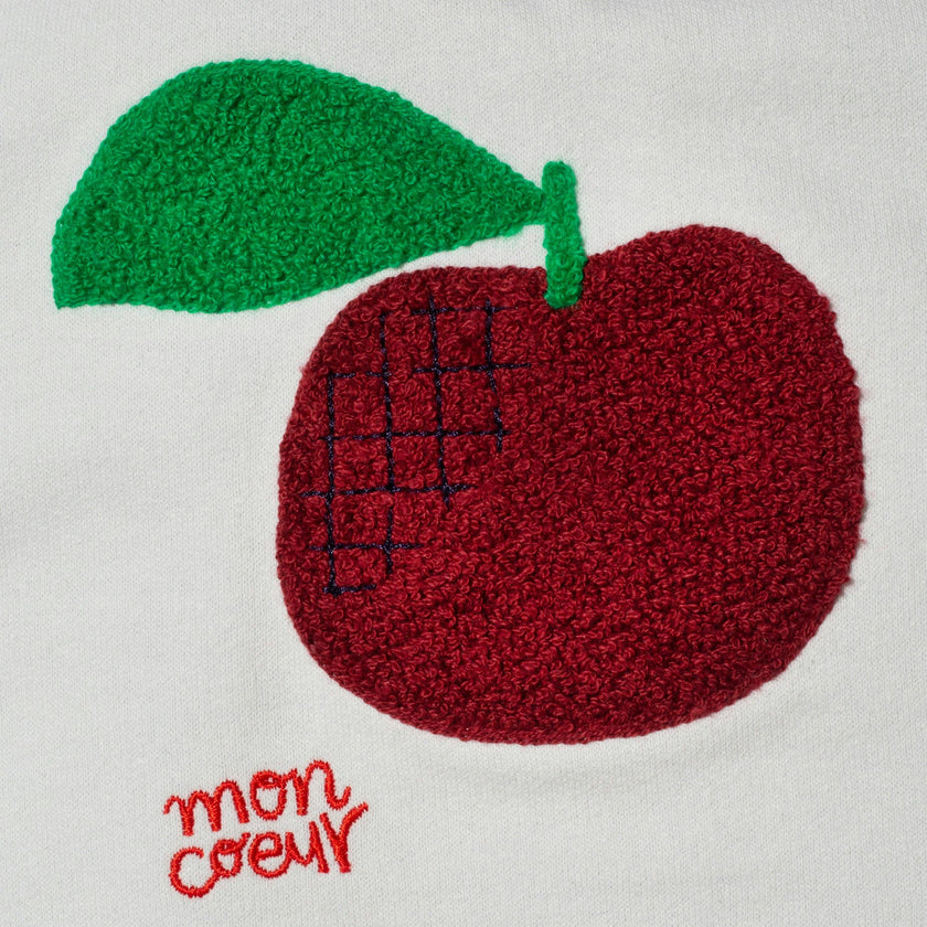 Recycled Cotton Apple Baby Sweatshirt