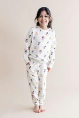 Long Sleeve Jogger Set in Mickey Mouse and Friends