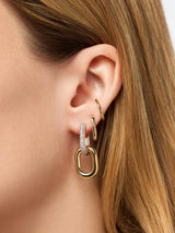 Drop Earrings - Ash Double Pave