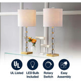 Claire 28.5" Crystal LED Table Lamp
