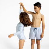 Powder Blue Stripe Boardies
