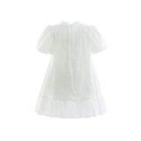 White Boho Halter Dress