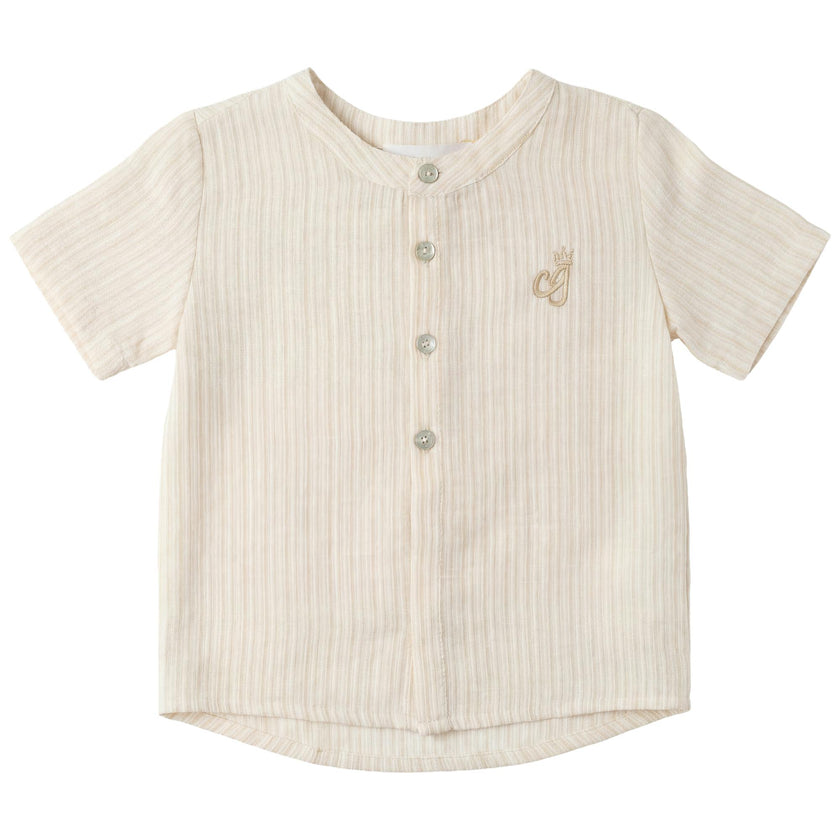 Striped Fabric Shirt
