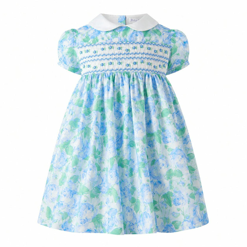 Classic Rose Smocked Dress and Bloomers