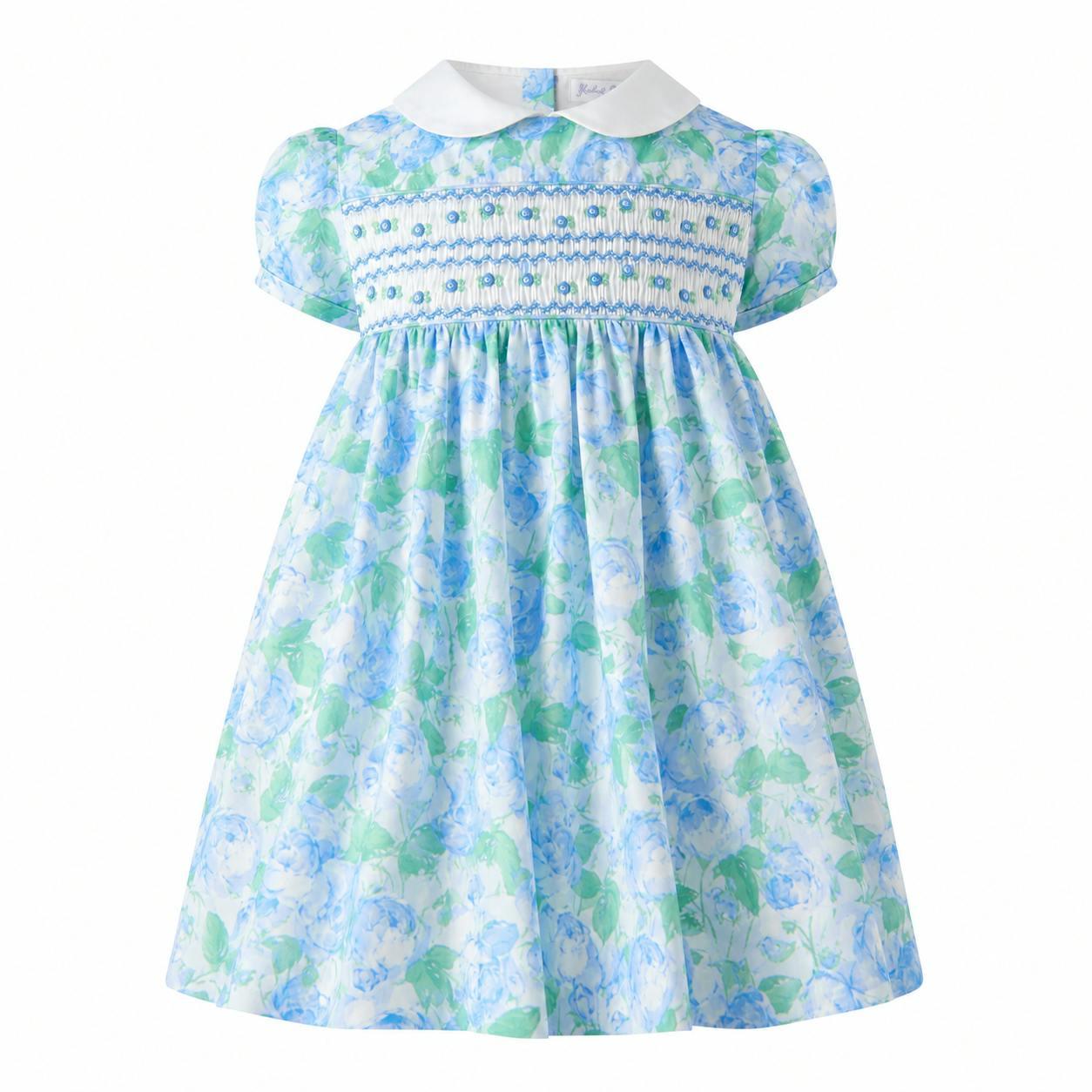 Classic Rose Smocked Dress and Bloomers