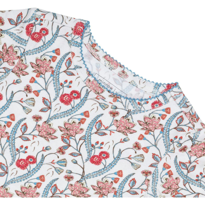 girls mercado bloom short sleeve pima pajamas set