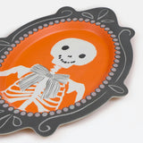 Halloween Portrait Reusable Plates