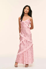 Mini Rialto Tween Dress, Spiced Camellia