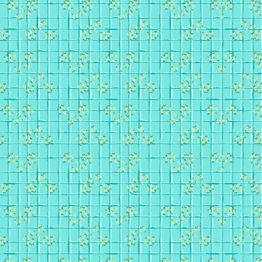 Water garden scarf