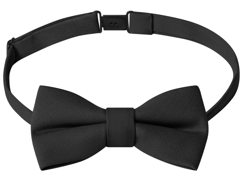 Black Vest Bow Tie Set