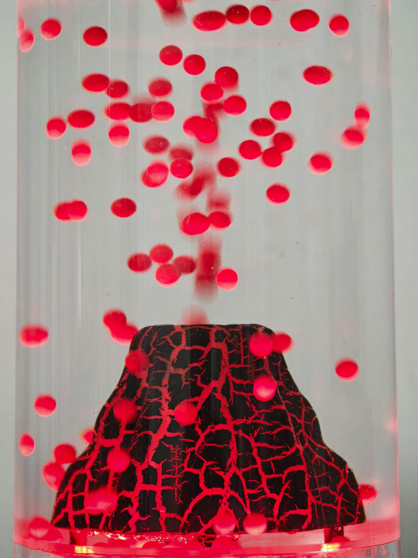 Volcano Mood Lamp-Black 9"