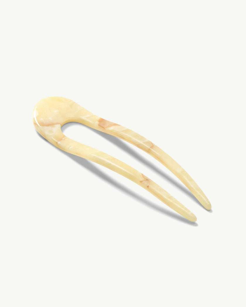 French Hair Pin in Crème